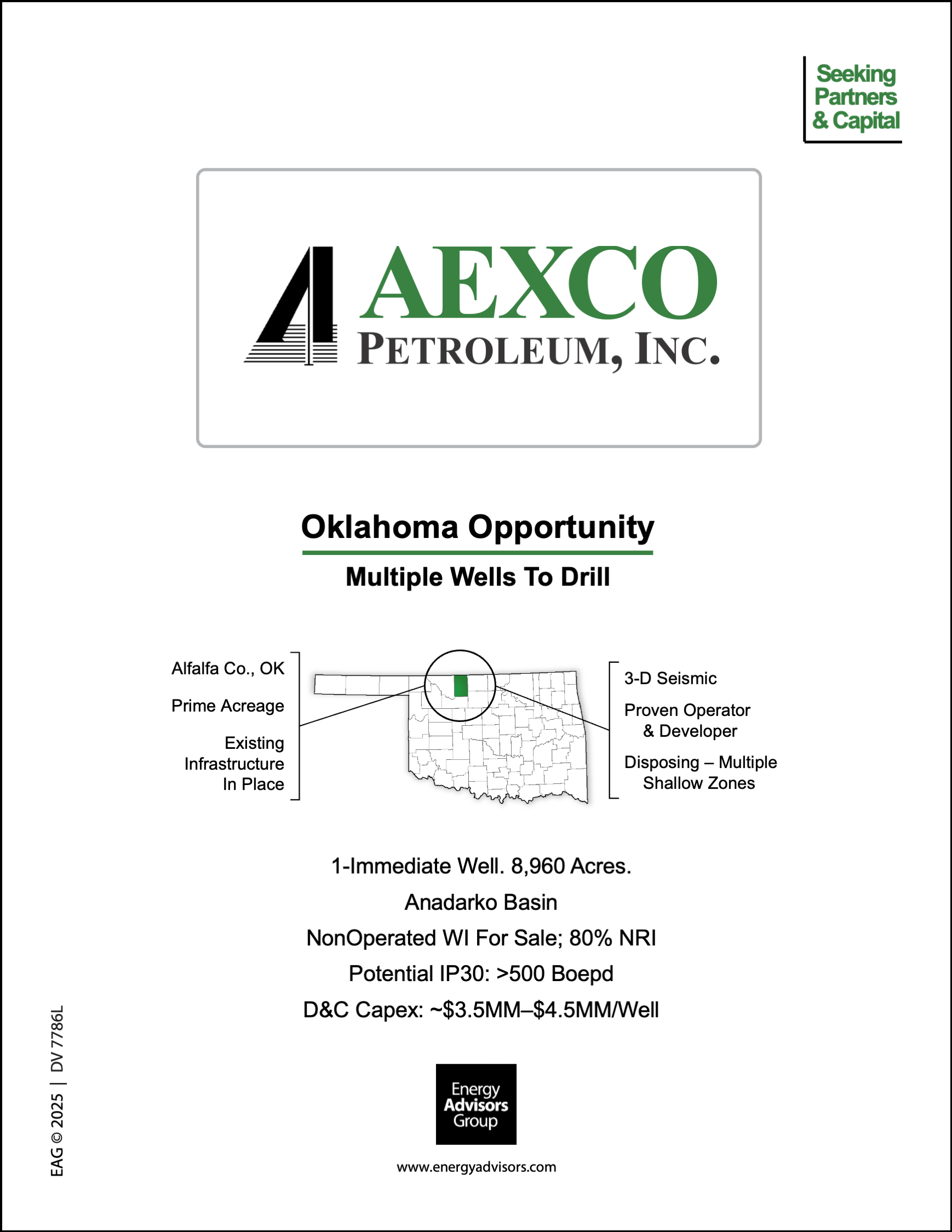 CHEROKEE DRILLING OPPORTUNITY - Energy Advisors Group CHEROKEE DRILLING OPPORTUNITY